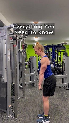 Complete cable tricep extension tutorial. Last one you will ever need! #triceps #tricepworkout #pushday #tutorial #gym #fittok