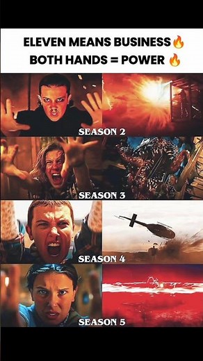 🔥 ELEVEN'S POWER LEVEL EVOLUTION! 😱⚡ | SEASON 2 → SEASON 5