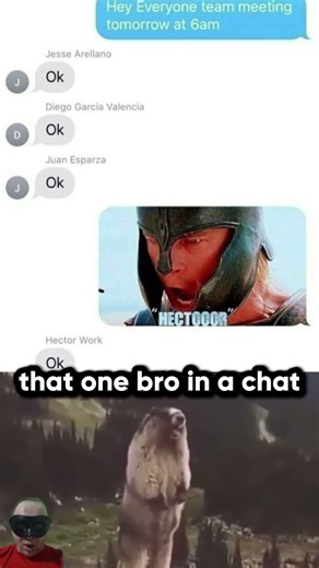 When the Team Chat Gets Real The One Bro Who Always Reacts #shorts #memes #workmemes