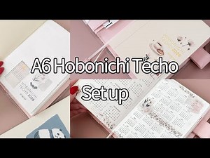2026 Planner Set Up | A6 Hobonichi Techo