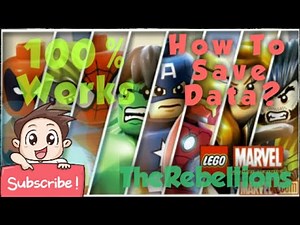 Lego Marvel Superheroes-How To Download Save Progress Data and Put it into the game