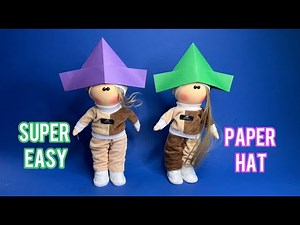 How to Make Paper Hat, Origami Paper HAT | Paper Hat Super Easy!!!