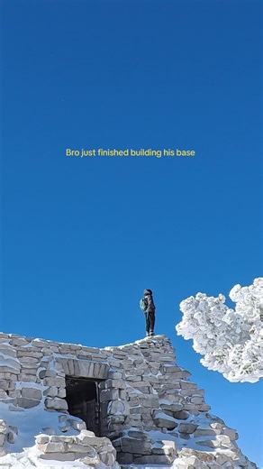 Minecraft in New Mexico #albuquerque #newmexico #snow #local #hiking