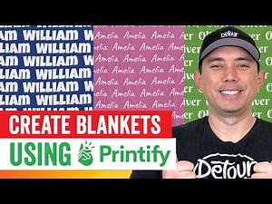 Creating Personalized Blankets with Printify.... Full Tutorial