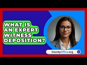 What Is An Expert Witness Deposition? - CountyOffice.org