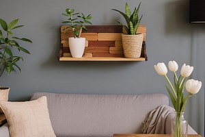 Rustic Handmade Wood Shelf – Reclaimed Accent Shelf for Farmhouse Decor - Etsy