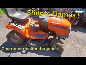 Husqvarna Mower Backfiring: Repair Attempt Part 1