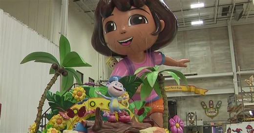 Here's a look at this year's new Macy's Thanksgiving Day Parade floats