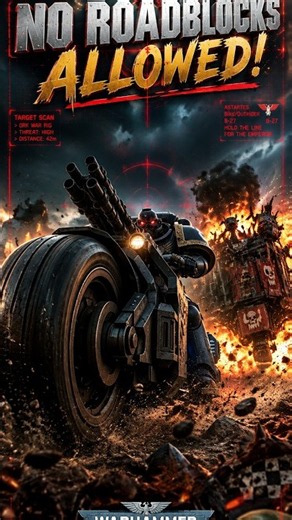 NO ROADBLOCKS. NO MERCY. 🔥 #warhammer40k