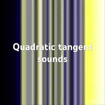 Quadratic tangent in 2 minutes @visualizing-magic for listening to you