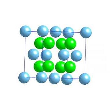 Crystallography: the crystal structure of flourite CaF_2