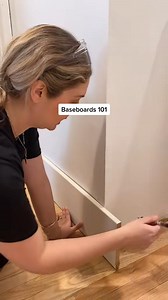 350K views · 1.1K reactions | 241_Baseboard trick! #baseboards #baseboardinstallation #baseboardhack #woodworkingtips #woodworkingskills #woodworkingt-000 #fun #fyp #family #fypシ゚viral | Interior Design & Decor House | Facebook
