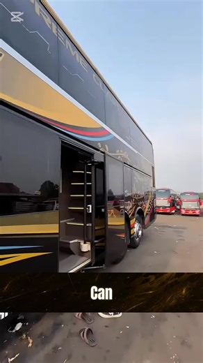 Can you believe this is actually a bus? 😱 This high-tech luxury coach redefines road travel with private cabins, smart touch controls, Wi-Fi, climate control, and even full recline seats for sleeping! 💤✨ It’s basically first class on wheels, combining comfort, innovation, and modern design. Would you ride in a bus like this? Let us know in the comments! 👇 #LuxuryBus #SmartTravel #TechInnovation #FutureTransport #ModernLuxury #NextGenTravel #FirstClassOnWheels #LuxuryLife #TravelTech #BusTour 