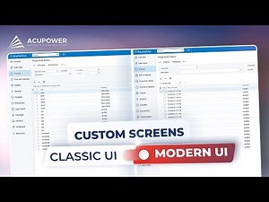 How to Convert Custom Screens to Modern UI in Acumatica 25R1