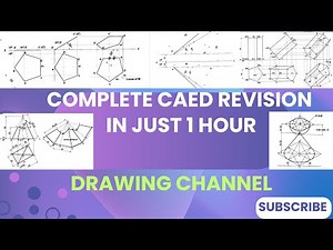 COMPLETE REVISION OF COMPUTER AIDED ENGINEERING DRAWING (CAED) IN JUST 1HOUR