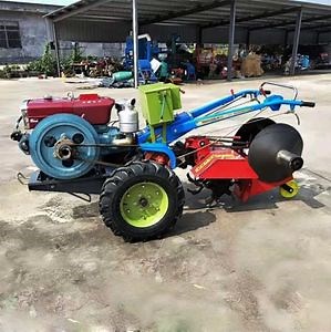 [Hot Item] 11HP Two-Wheel Walking Farm Tractor with Plough 10HP Hand Tractor 2WD Engine Motor and Gearbox Components
