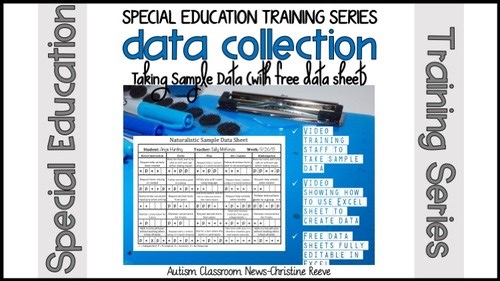 Special Education Training Series: Data - Taking Sample Data