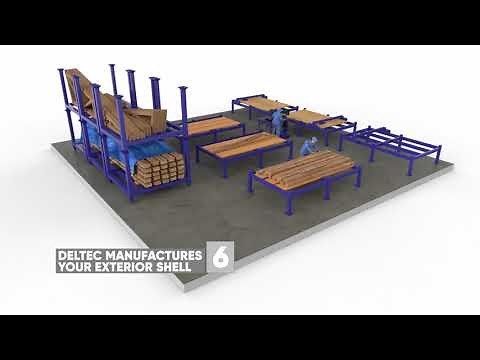 Deltec Homes full build process animation