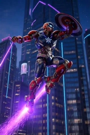 The Future Captain America with INSANE Robotic Armor is UNSTOPPABLE 🔥