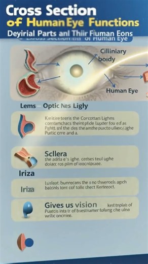 👁️ Human Eye – Parts & Anatomy | @TICAli1255 | #ticali1255