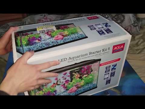 Walmart Aquaculture 5 gallon tank kit unboxing
