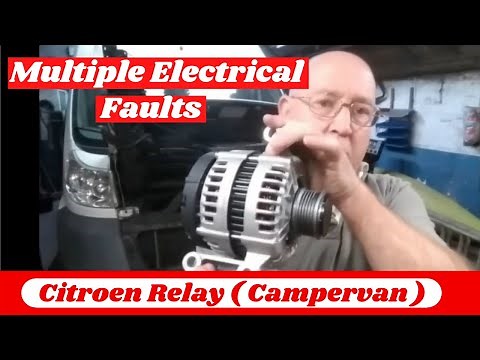 Citroen Relay : Self Build Camper Electrical Faults - Alternator (NO BELT TENSIONER SYSTEM ) + More