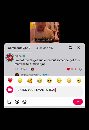 I already had a KIT KAT® right here. You didn’t even need to comment. I was already inspired. Thanks for giving me a break. #kitkatpartner
