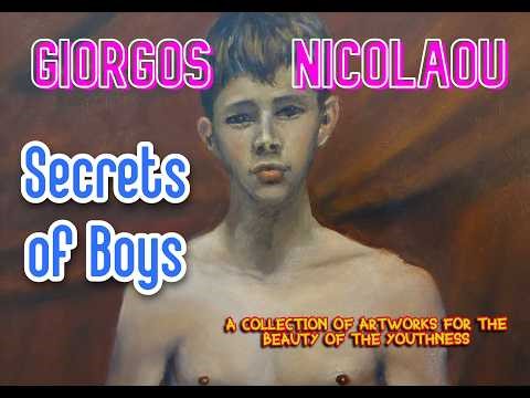 Giorgos Nicolaou Art. Secrets of boys. Paintings