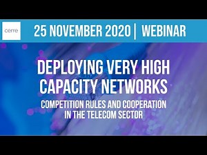 Deploying very high capacity networks: competition rules and cooperation in the telecom sector