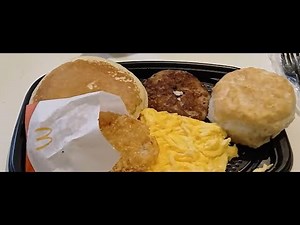 McDonald's Big Breakfast With Hot Cakes Soft Spoken ASMR