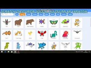 YANGI DASTUR/SPRAYT ORQALI MULTFILIM VA O'YIN YARATISH