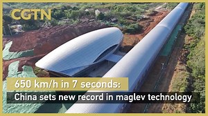 650 km/h in 7 seconds: China sets new record in maglev technology