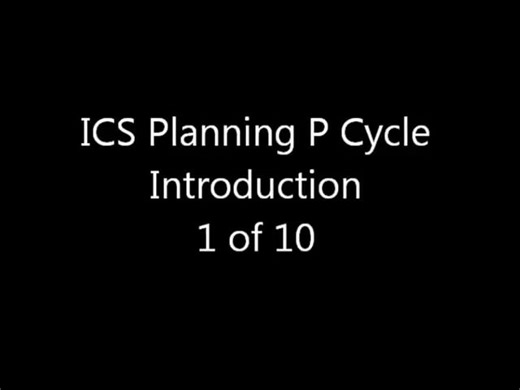 ICS Planning Cycle 1 of 10