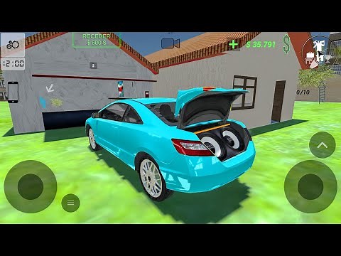 Cars in Fixa: Brazil - Customizing Honda Civic Car with New Sound System - Android Gameplay