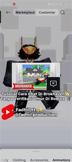 Tutorial Cara Chat Pakai Papan Di Brokhaven Roblox 🏡🪧 | #roblox #shorts #fypシ #feed #tutorial