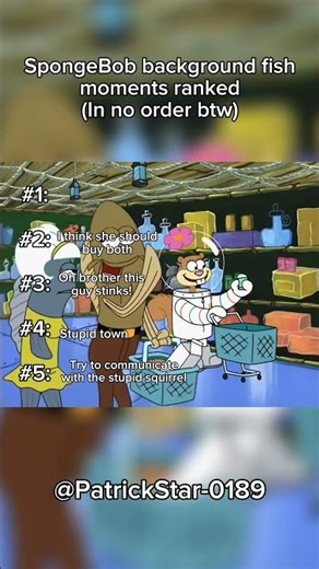The background fish are funny 😭 #spongebob #spongebobsquarepants #nickelodeon #animation #foryoupage