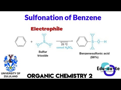 Sulfonation of benzene - Organic Chemistry 2