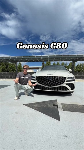 Who even needs side view mirrors? #genesisg80 #bmw #mercedes #cartok #carreviewstiktokcontest