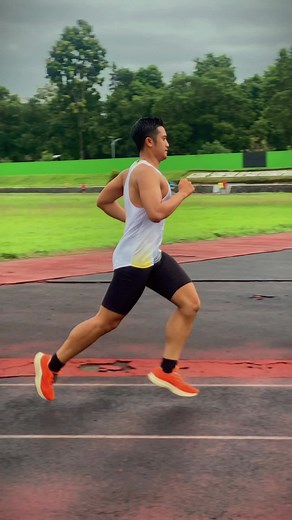 ASMR Running Track #running #ASMR #rain #athletics #fyp #speed