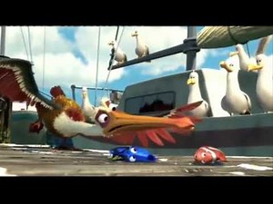 Finding Nemo - Nigel, Marlin, Dory, and the Seagulls (with I Ran music)