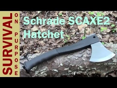 Schrade SCAXE2 Survival Hatchet- Survival Gear
