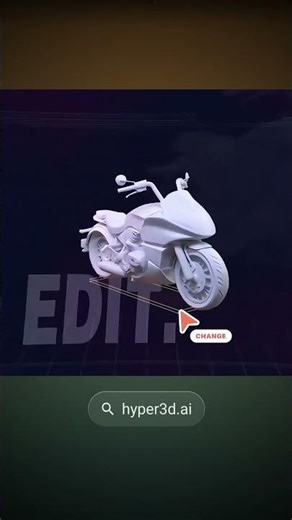 From beach buggy to armed motorcycle #ai3d #hyper3d #rodinai