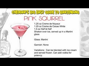 Cheddar's Cocktail Recipes: Pink Squirrel