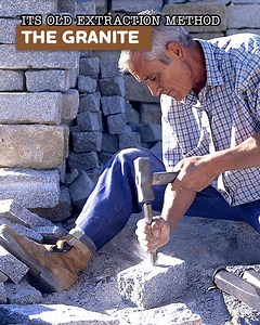 The Granite➡Its Manual Extraction and Use as Cobbles | Eugenio Monesma Documentaries