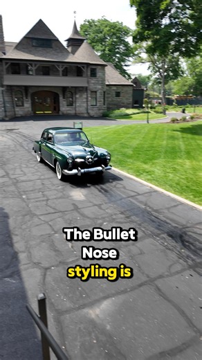 When you hear “Studebaker”, this Bullet Nose design might be the first car you think of!Studebaker came out with an all new body design in 1947, while most other manufacturers were still building face-lifted versions of their pre-WWII cars. In 1950 they put the icing on the cake by styling the front end to “look like the aeroplane” as instructed by famous industrial designer Raymond Loewy.We got to see this 1950 Land Cruiser, an icon of Studebaker design, at the Studebaker National Museum in Aub