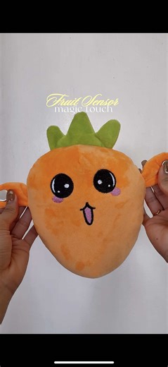 Fruit sensor magic touch #plushtoy #fruitsensory #plushies #magictouchtoy #fruitsensor