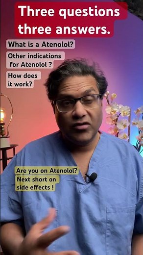 What is Atenolol? #atenolol #bloodpressure #htn #highbloodpressure #heartrate #doctor
