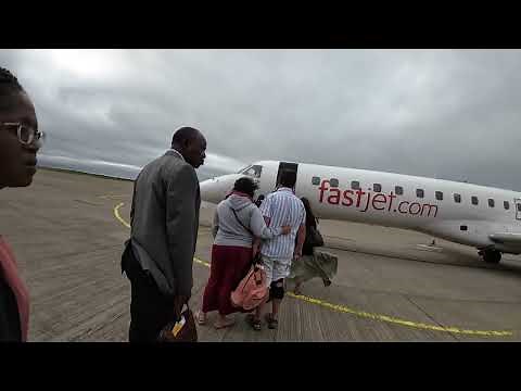 Fastjet Flight Experience: Boarding and Takeoff at Joshua Nkomo Airport, Bulawayo, Zimbabwe