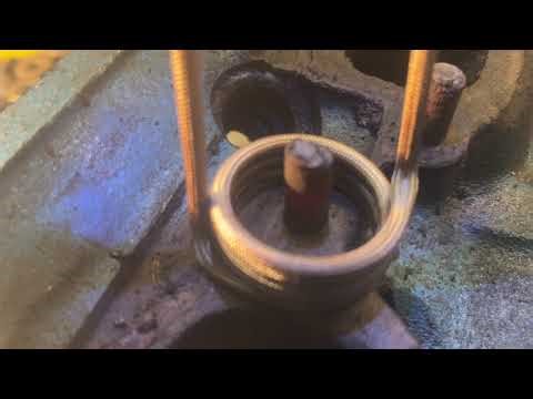 Superheating cylinder head studs for easy removal ￼