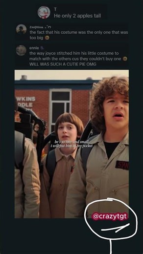 so smol and cute #strangerthings #strangerthanfiction #netflix #netflixseries #seasonss5 #shorts
